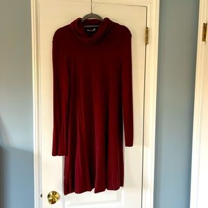 Burgundy Sweater Dress